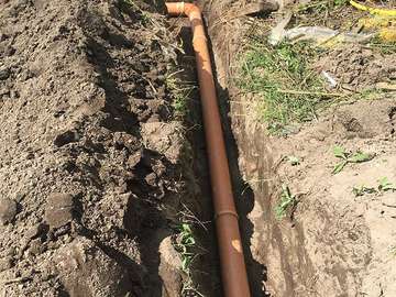 Укладка канализационных труб в Лисавино