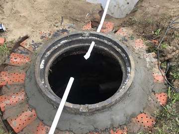Дренажный колодец для автономной канализации